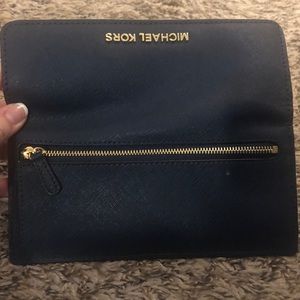 Navy Blue Michael Kors Wallet